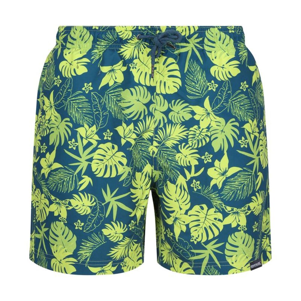 Regatta Mens Loras Hawaiian Swim Shorts / Moroccan Blue